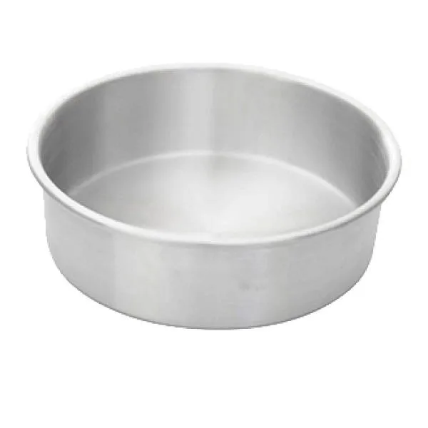 Omcan USA 44328 Round 12" X 2" Aluminum Cake Pan – Professional Baking Pan for Even Rise