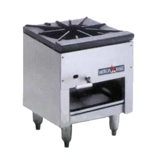 American Range ARSP-J 18" Gas Stock Pot Range w/ (1) Jet Burner, Manual Control, 125.000 BTU