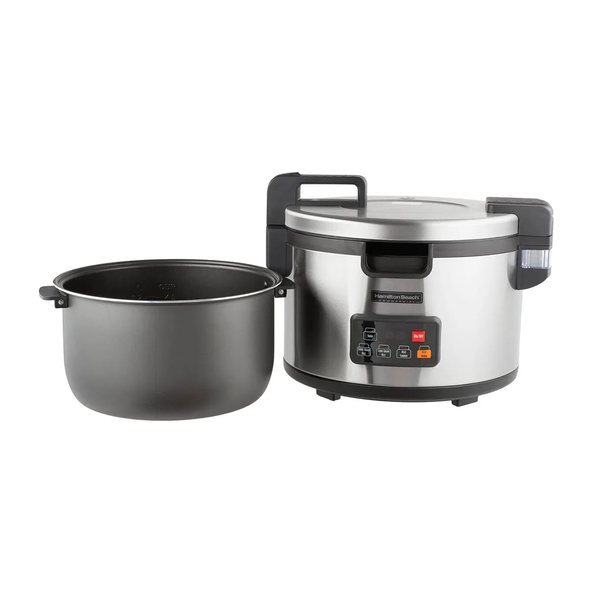 Hamilton Beach 37590 Proctor Silex Commercial Rice Cooker/Warmer, 90 Cups, 240V, 2500W