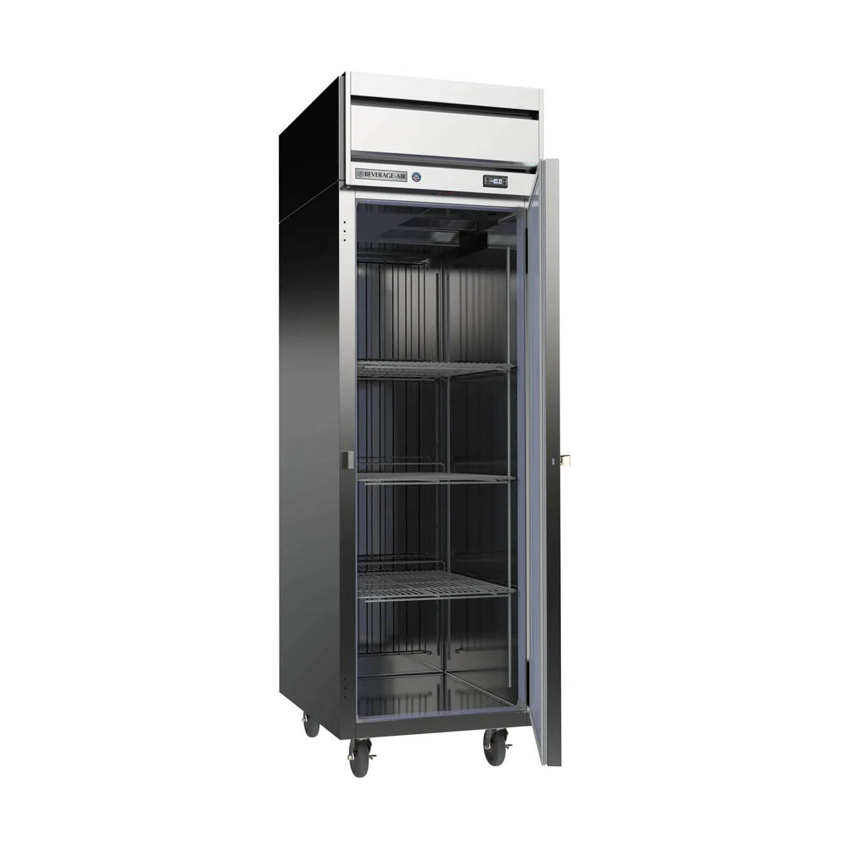 Beverage Air HFPS1HC-1S 26" 1-Section Reach-In Freezer, Top Mounted, Stainless Steel, 21 cu. ft.