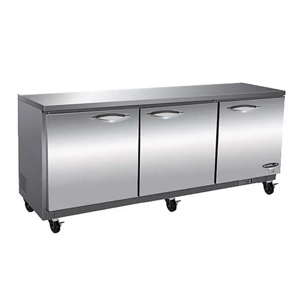 IKON IUC72R 72" 3-Section Undercounter Refrigerator, 18 cu. ft., Stainless Steel, 3 Doors