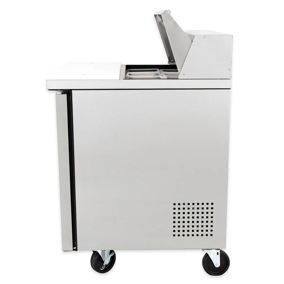 True TSSU-27-08-HC 27" One Section Sandwich / Salad Prep Table w/ 1 Door, 8 Pans