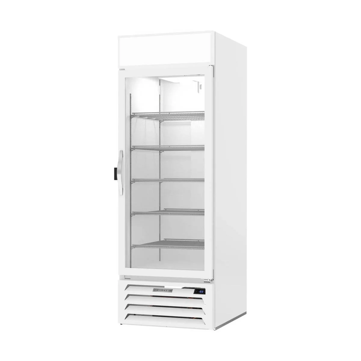 Beverage-Air MMF23HC-1-W-IQ 27" 1 Glass Door Merchandiser Freezer in White, 22.5 cu. ft.