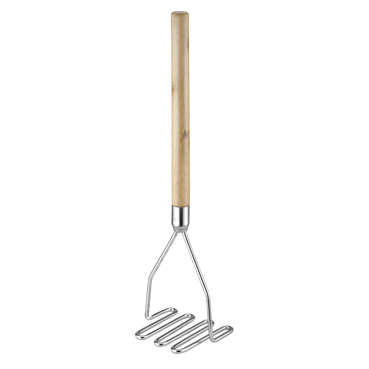 CAC China PMSW-18T Potato Masher, 4-1/2"W x 4"D x 18"H Rectangle with Wooden Handle