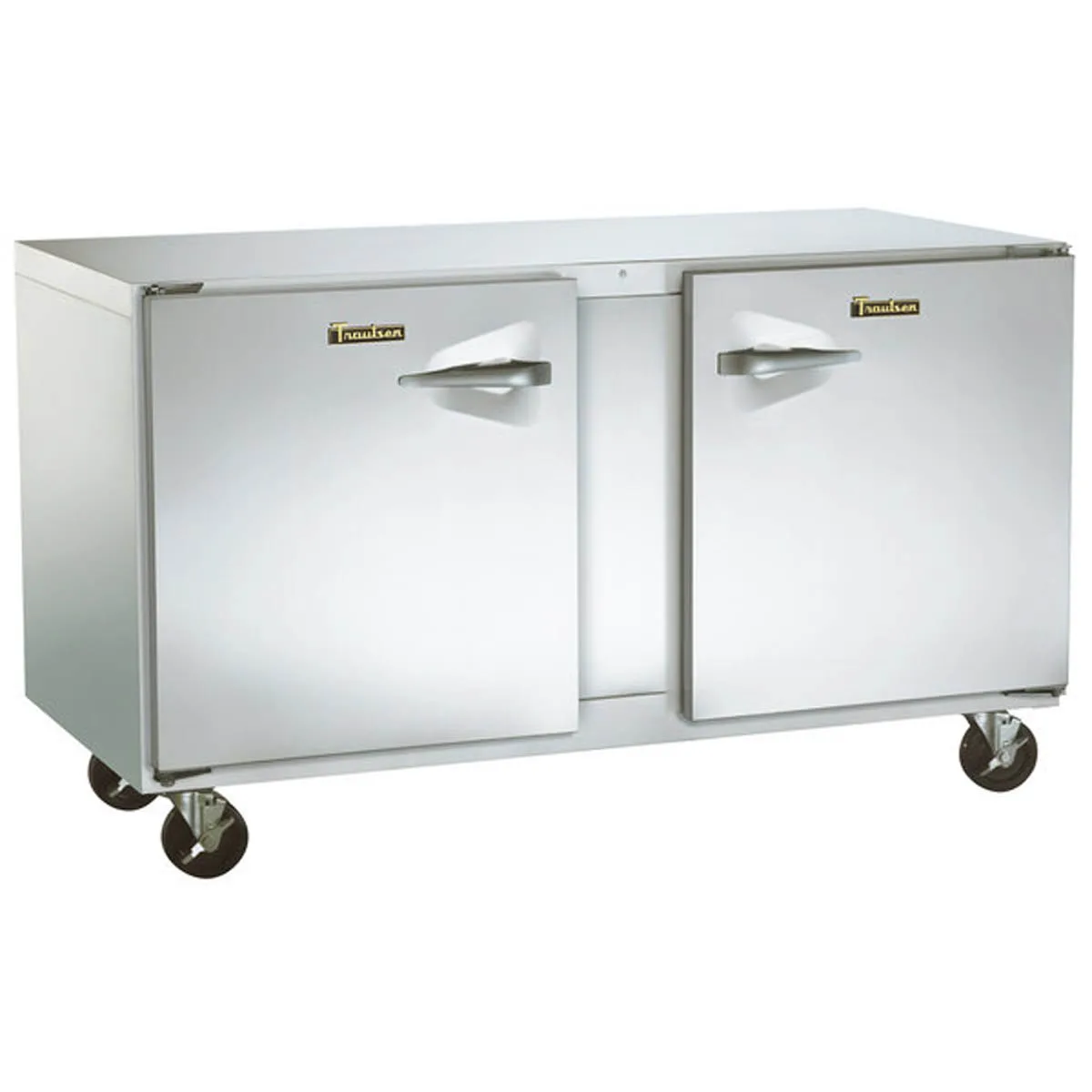 Traulsen UHT48-LR-SB 48" 2-Door Undercounter Refrigerator, Stainless Steel, 13.5 cu ft, Front Breathing