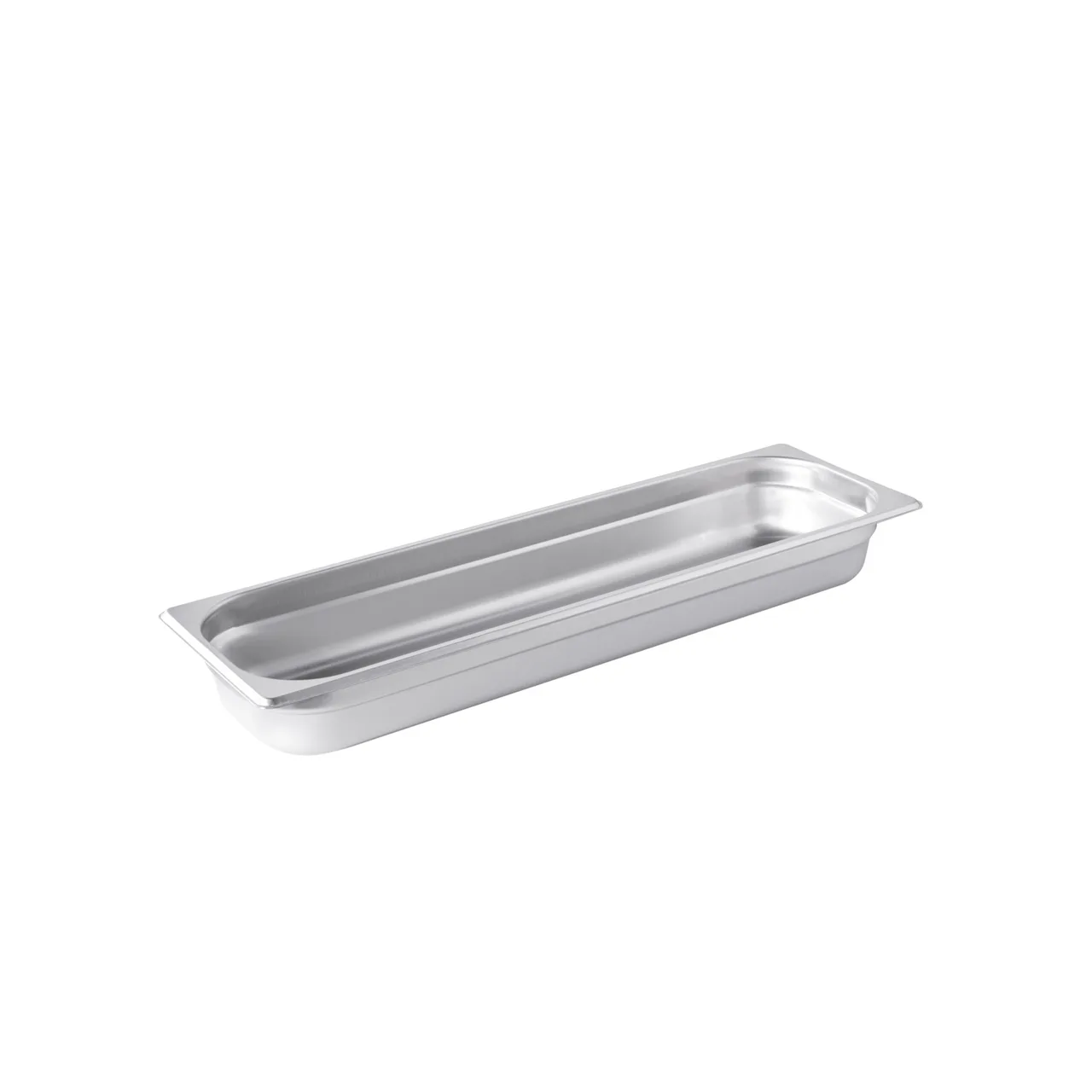 CAC China STPHL-24-2 Stainless Steam Table Pan – 1/2‑Size Long, 2‑1/2" Deep, Anti‑Jam, 24‑Gauge, NSF