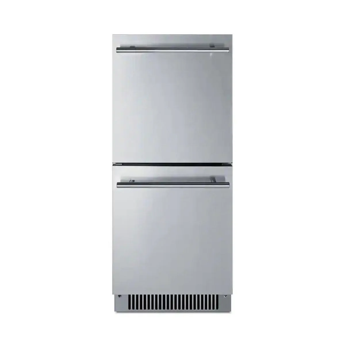 Summit ADRD15 15" Indoor/Outdoor Undercounter Refrigerator w/ 2 Drawers, 2.8 cu.ft.