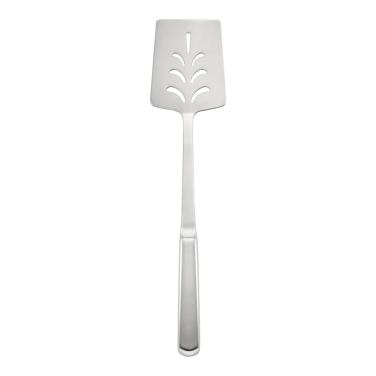 CAC China SBFH-TP11 Stainless Steel Perforated Turner, 14-1/2"L, Hollow Handle, Mirror Finish