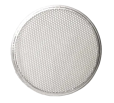 Omcan USA 16666 Pizza Screen – 12" Round Seamless Heavy‑Duty Aluminum, Perfect for Crispy Crusts