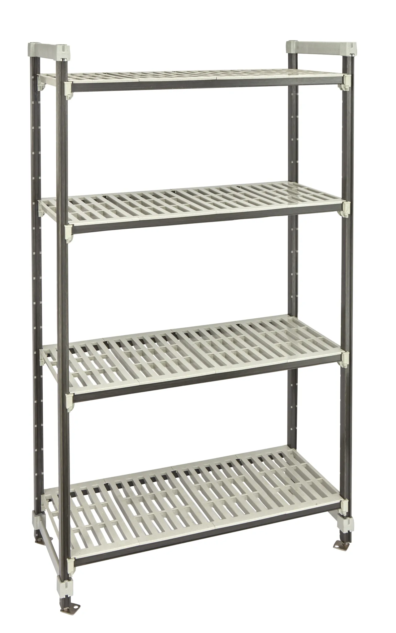 Cambro EST184881V4480 Camshelving Elements XTRA 18x48 81H 2400 lbs 4-Tier Track Shelving System