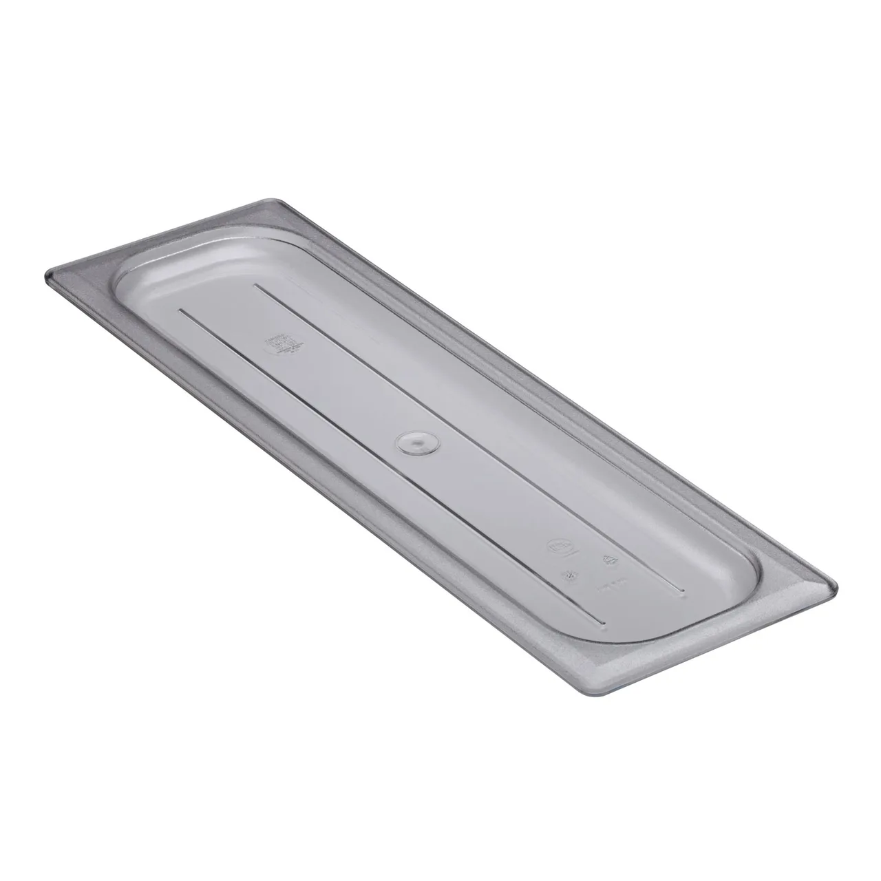 Cambro 20LPCWC135 Camwear Cover – 1/2 Size Long Flat Lid, Clear Polycarbonate, NSF