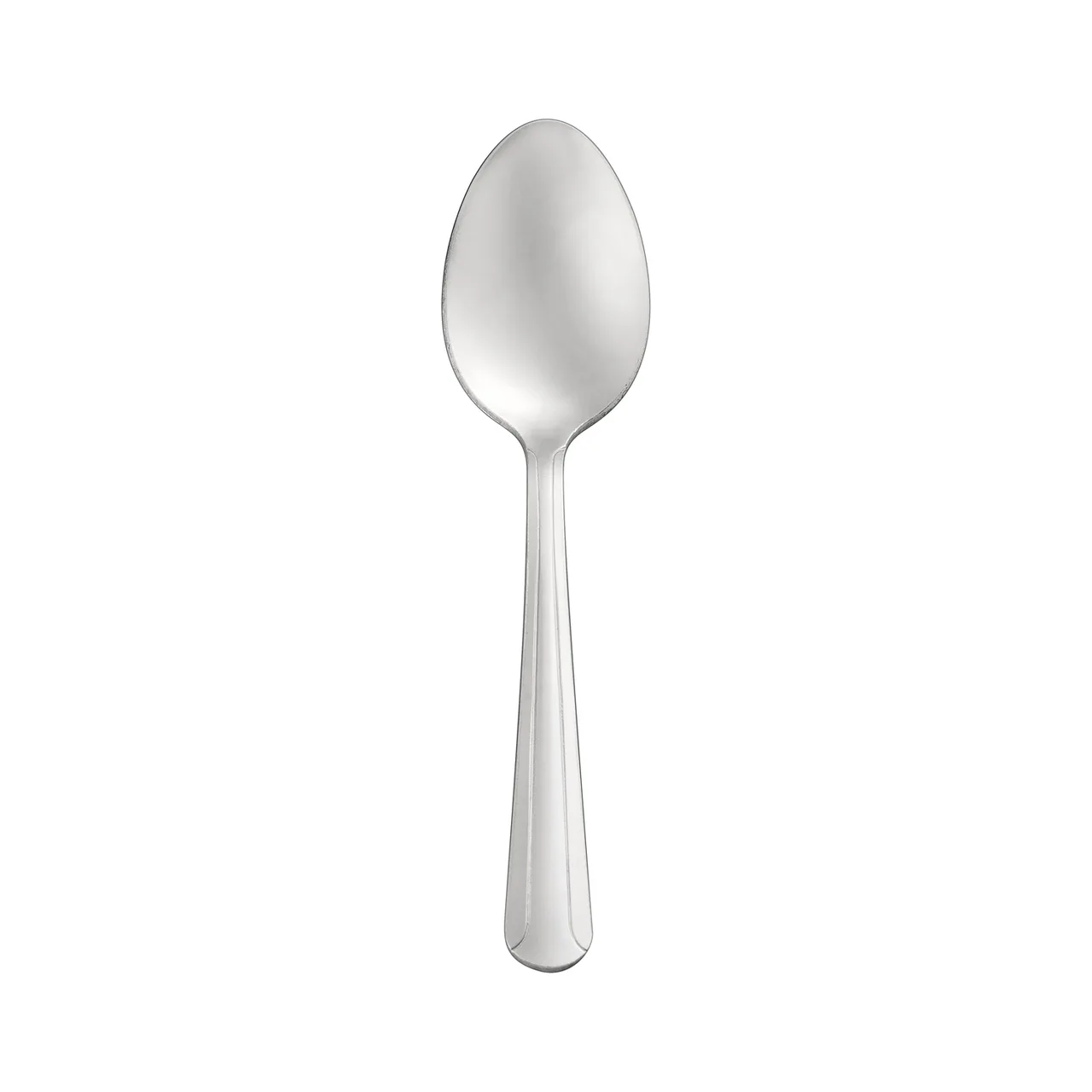 CAC China 2001-01 Teaspoon, 5-3/4" Length, Heavy, 18/0 Stainless Steel Frost Finish - 1 Dozen
