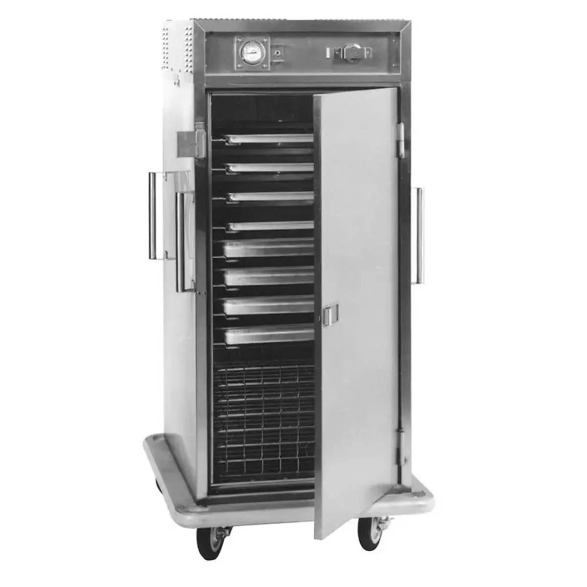Carter-Hoffmann ST1820 1-Section Heated Holding Cabinet, "61-66" Height, Solid Door, Stainless Steel, 12 Trays (18"x26")