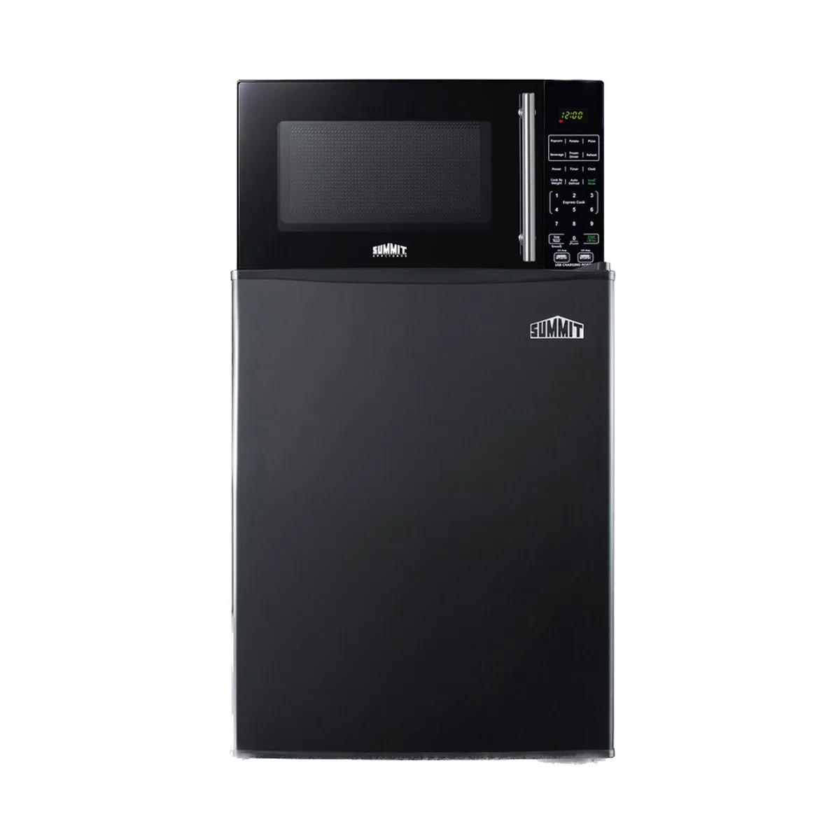 Summit MRF29KA 18.5" Breast Milk Refrigerator w/ Microwave, Black, 2.4 cu. ft.