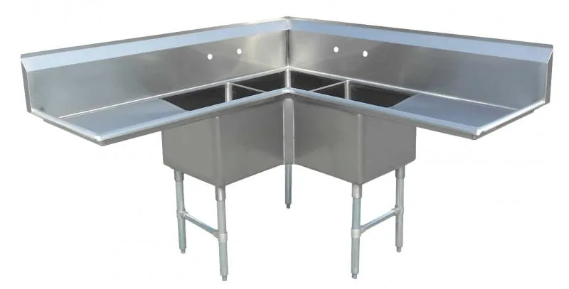 Omcan USA 43073 (3) Three Compartment Sink