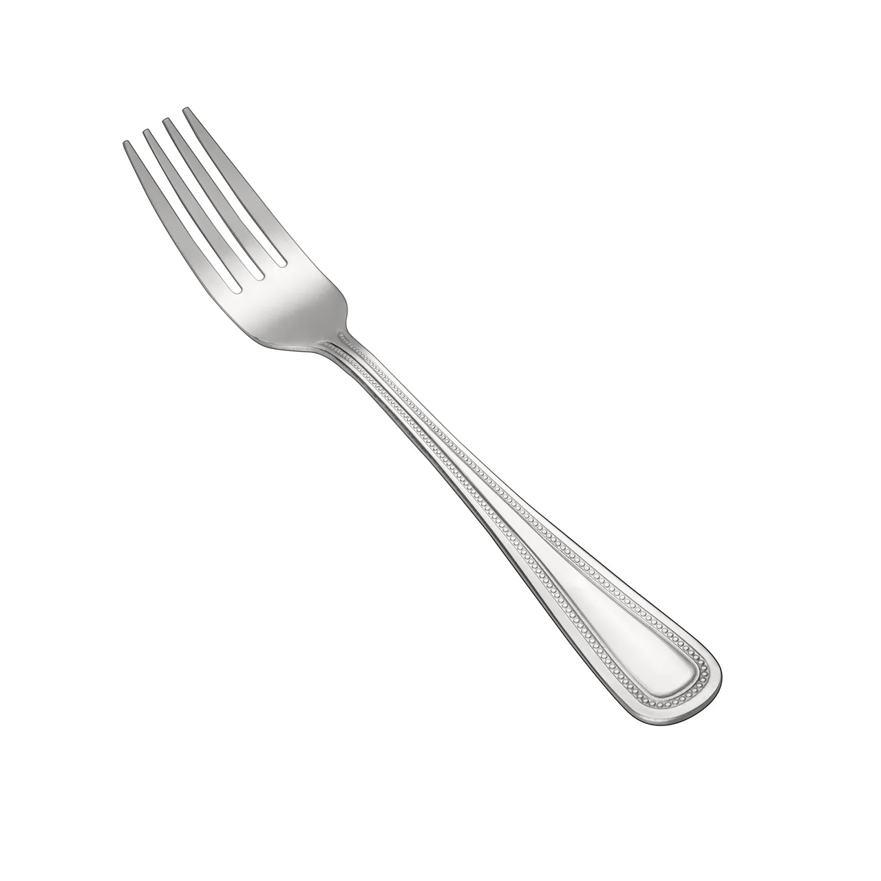 CAC China 3008-05 - Black Pearl Dinner Fork 7-3/8" Length 18/0 Stainless Steel Heavy - 1 Dozen