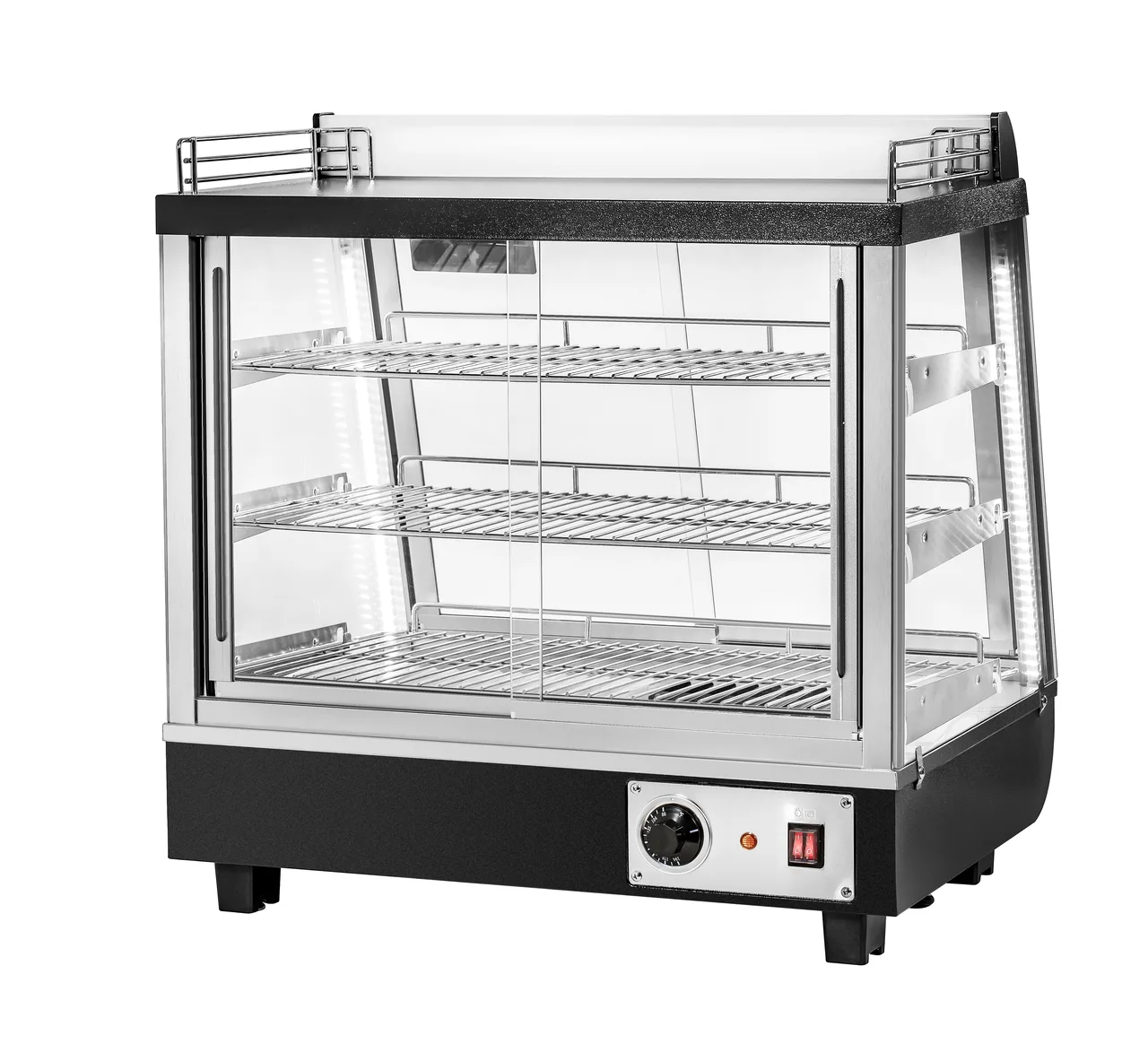 Migali C-HCT27-S 26.5" Competitor Series® Heated Countertop Display Case, 3.3 cu. ft.