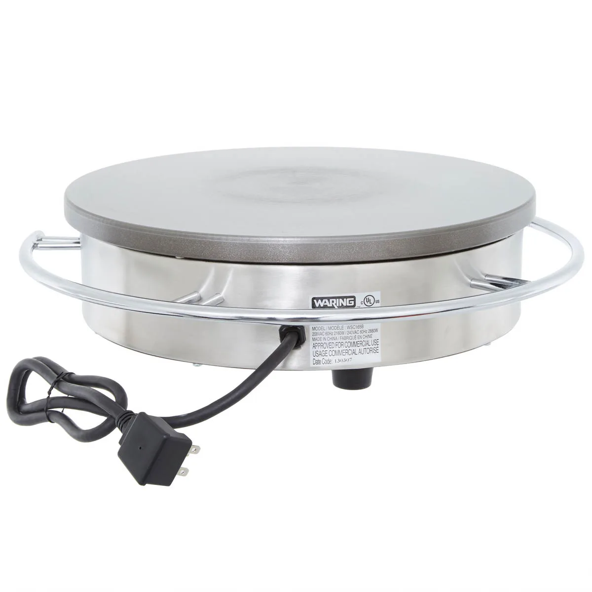 Waring WSC160X Electric Crepe Maker,Cast Iron Cook Surface 