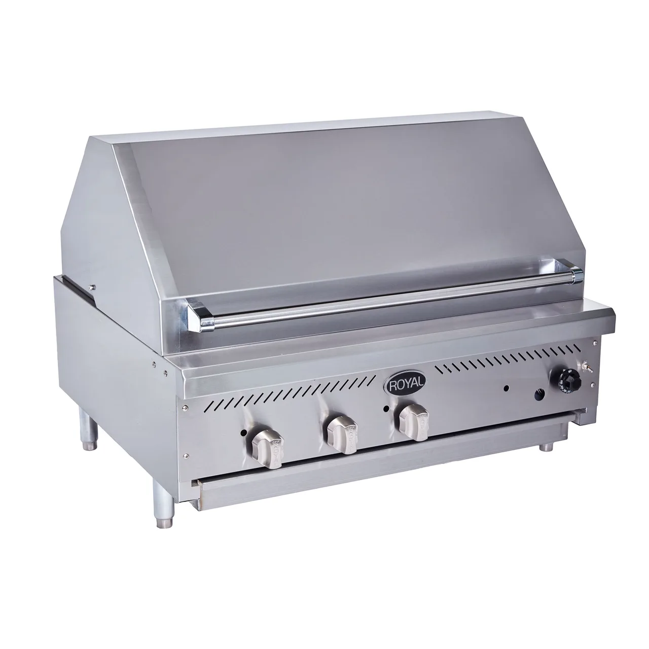 Royal Range of California RIBT-24 24" Countertop Gas Infrared Radiant Charbroiler w/ Thermostat