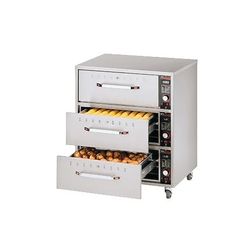 Hatco HDW-3N Warming Drawer Unit, Free Standing, Narrow, Three Drawers
