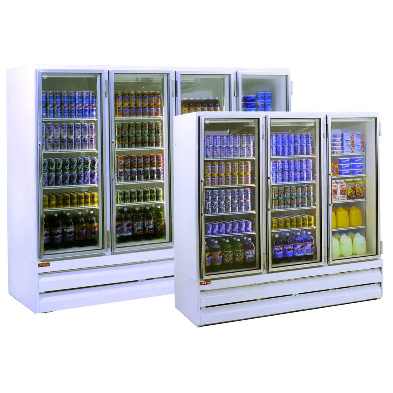 Howard-McCray GF102BM-FF 103" 4 Glass Door Freezer Merchandiser in White, 102 cu. ft.