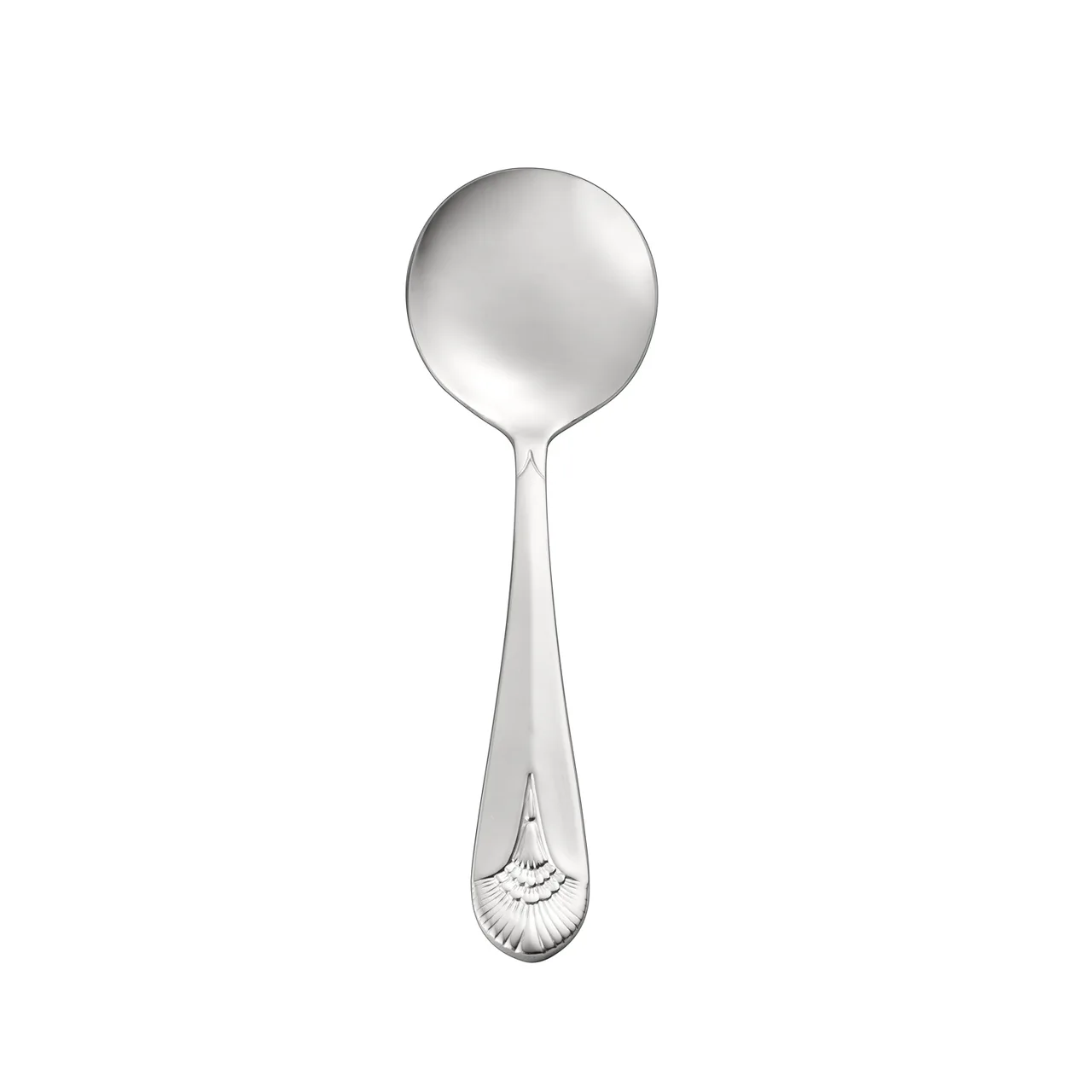 CAC China 8001-04 Royal Bouillon Spoon, 5-7/8" Length, Heavy Weight, 18/8 Stainless Steel - 1 Dozen