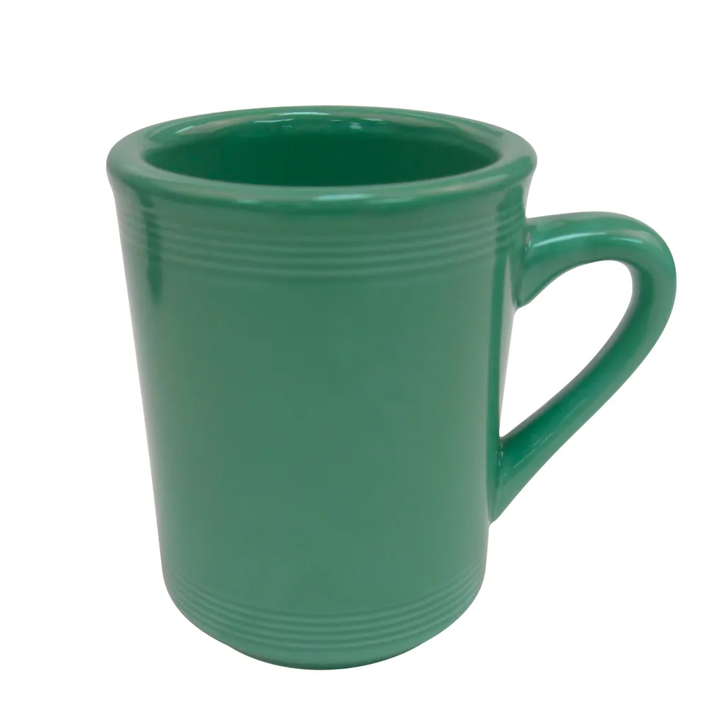 CAC China TG-17-G - Tango 8 oz Green Porcelain Mug, 3¼" Dia x 4" H, Dishwasher Safe - 1 Dozen