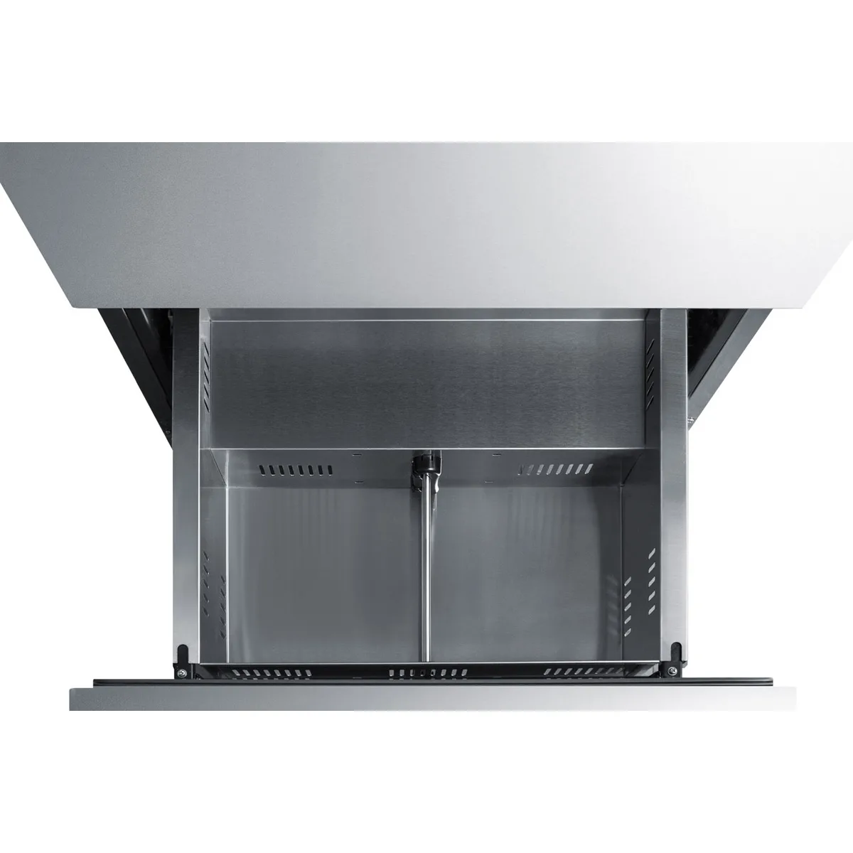 Summit ADRD24 24" Indoor/Outdoor Undercounter Refrigerator w/ 2 Drawers, 4.8 cu.ft.