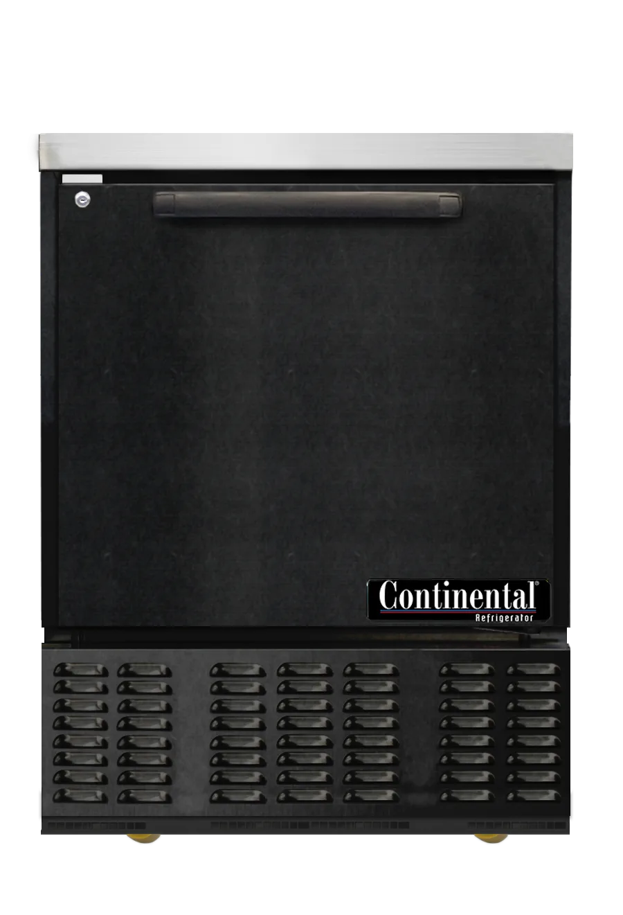 Continental Refrigerator UCF24N-B 24" 1-Door Undercounter Freezer, Black Finish, 4.82 cu. ft. R290 Refrigerant