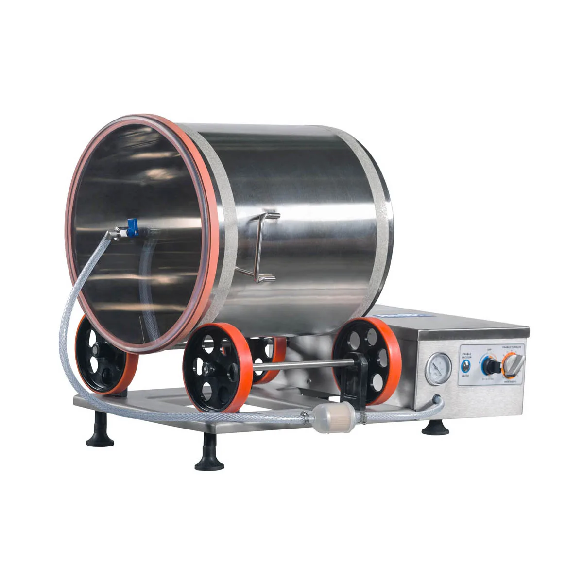 ProCut KMV-25 Electric Stainless Steel Vacuum Tumbler with 55 lbs Capacity, 100 Watts, 1/6 hp