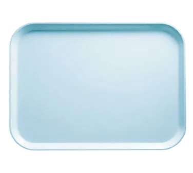 Cambro 57177 Rectangular Tray, 4-15/16" x 6-15/16" Fiberglass, Sky Blue, NSF, Dishwasher Safe