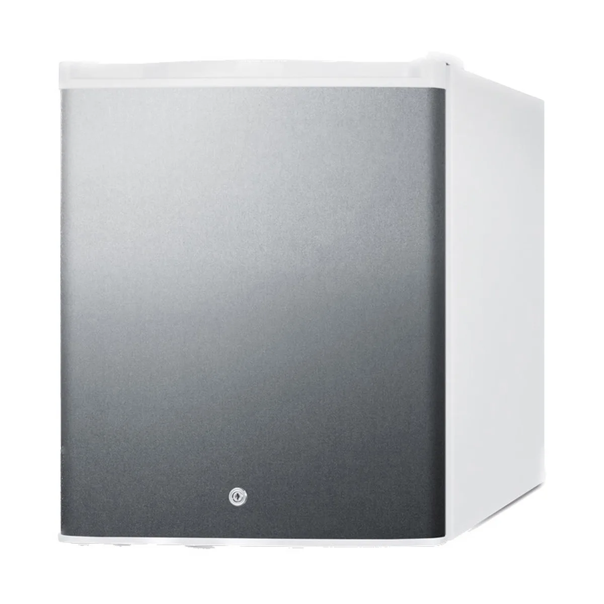 Summit FFAR25L7BISS 17" Built-in Compact Refrigerator in White, Stainless Steel Door, 1.7 cu.ft