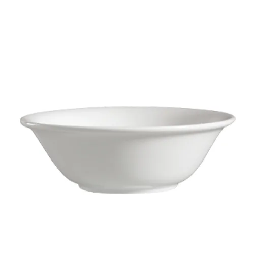 CAC China 101-84 Noodle Bowl, 36 Oz., 8" Dia. x 2-3/4" H, Porcelain, Bone White, Dishwasher - Dozen