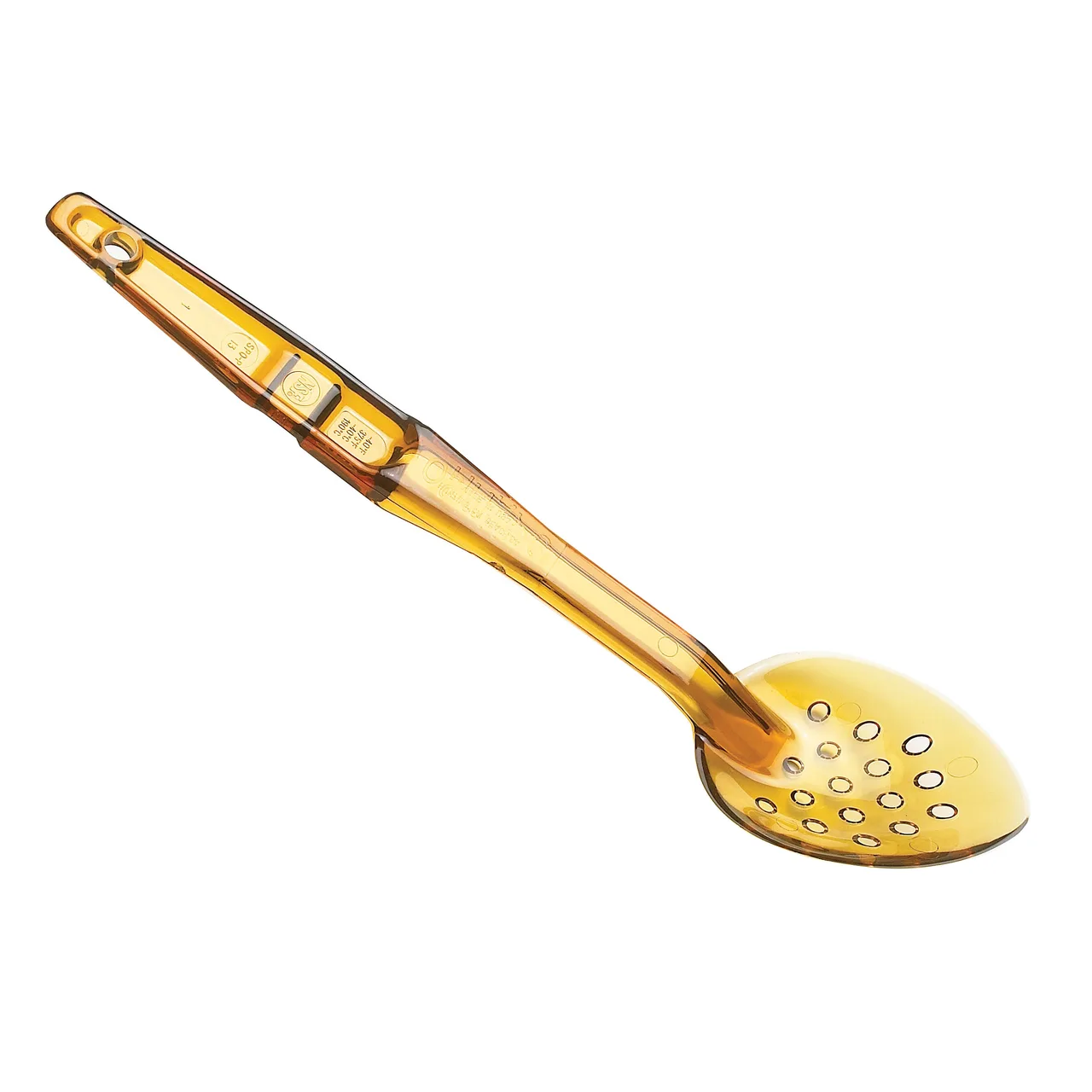 Cambro SPOP13150 - 13" Perforated High‑Heat Spoon, Plastic, Yellow Handle, NSF