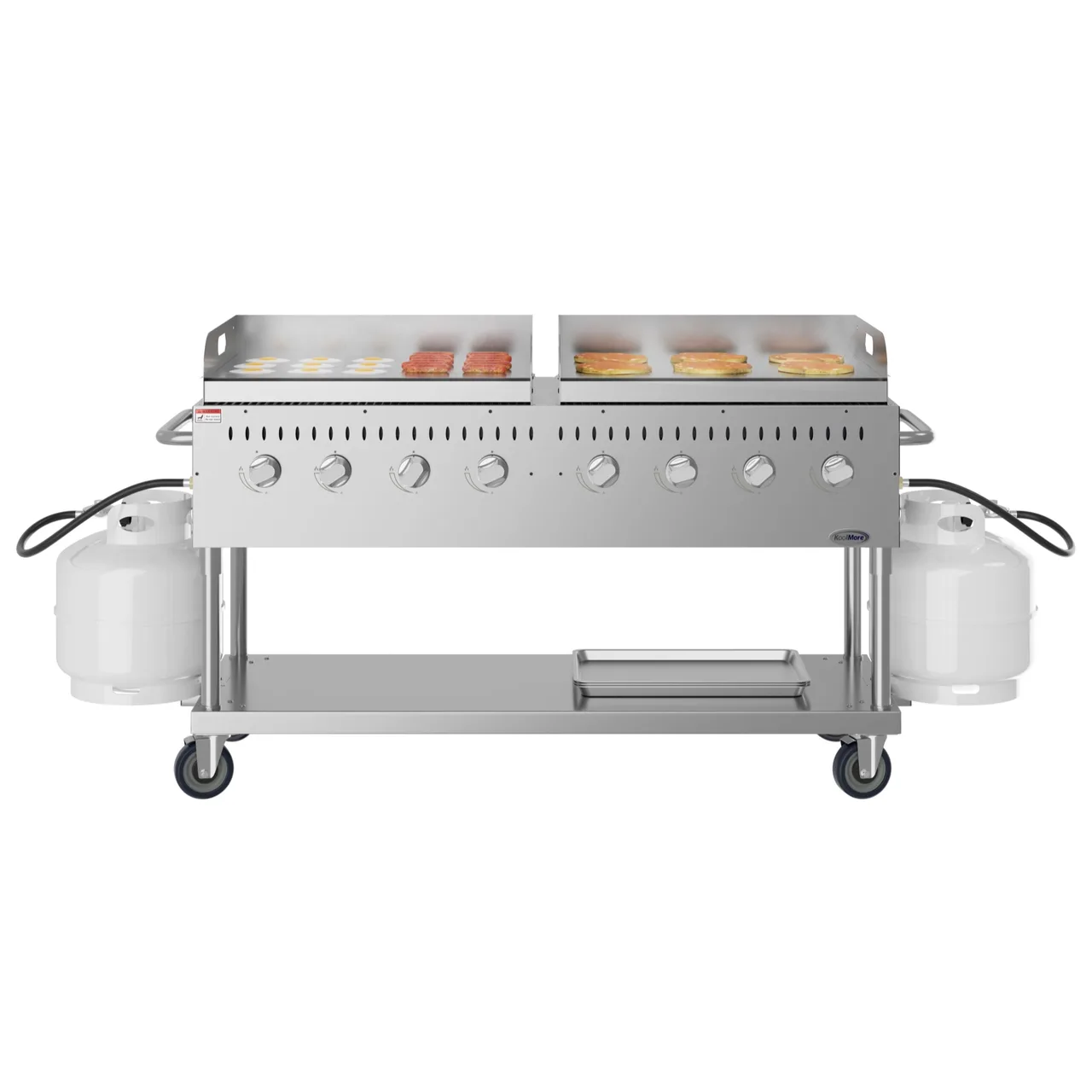 Koolmore CGKIT6-G30G30 60" Outdoor Gas Grill, (8) Burner