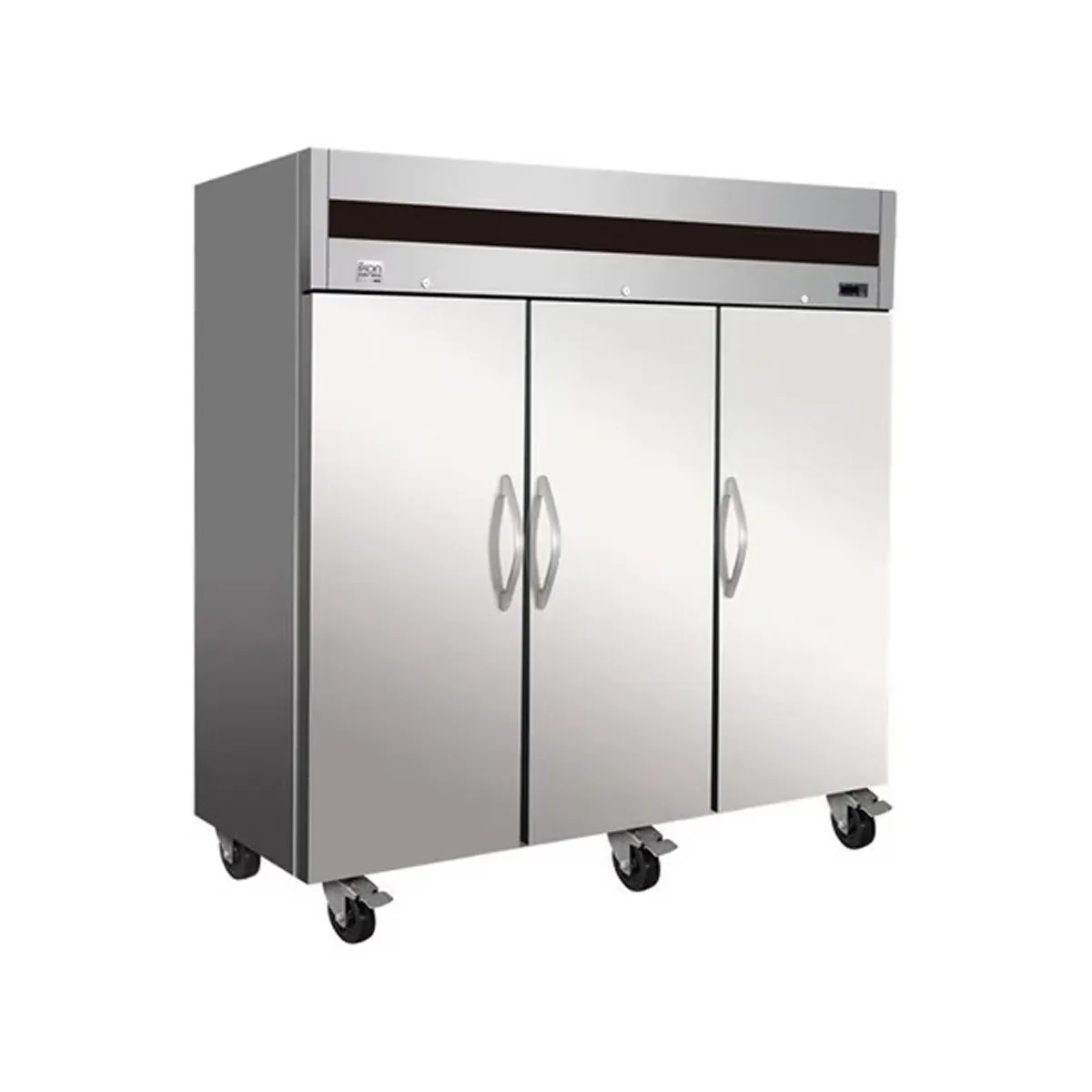 IKON IT82F DV 81" 3-Solid Door Reach-In Freezer, Top Mounted, Stainless Steel, 72 cu. ft.