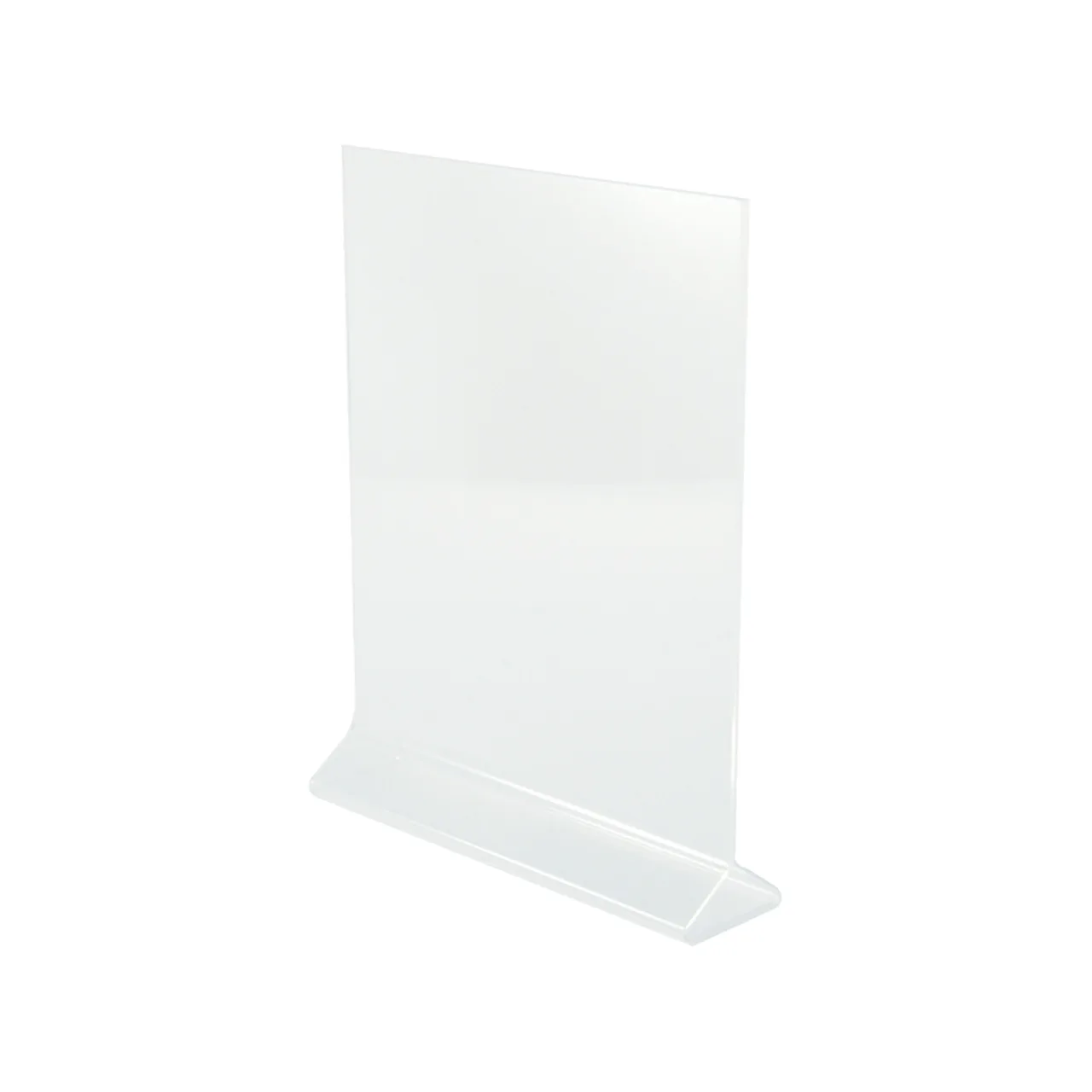CAC China ACTH-118 Menu Card Holder – 8½" W x 11" H Acrylic, BPA‑Free, 10‑12" Height, Clear Design