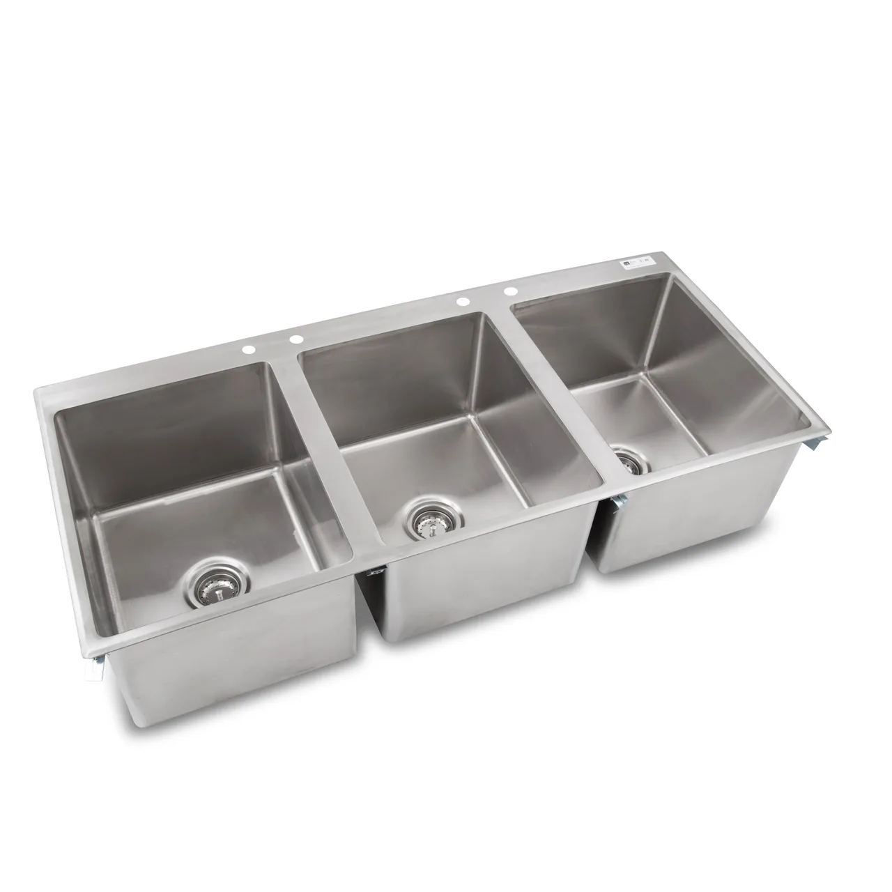 John Boos PB-DISINK162012-3-X Pro-Bowl Drop-In Sink, 3-Compartment