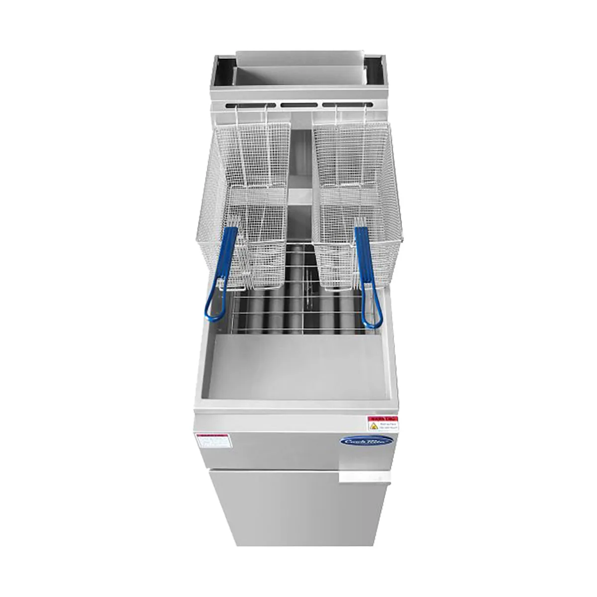 Atosa USA ATFS-40-NG 15" Floor Model Full Pot Natural Gas Fryer w/ 40 Lbs, 102.000 BTU 