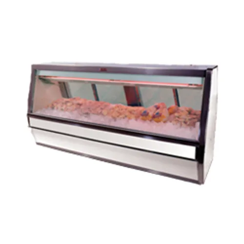 Howard-McCray SC-CFS40E-6-LED 77" Flat Refrigerated Seafood Display Case, White