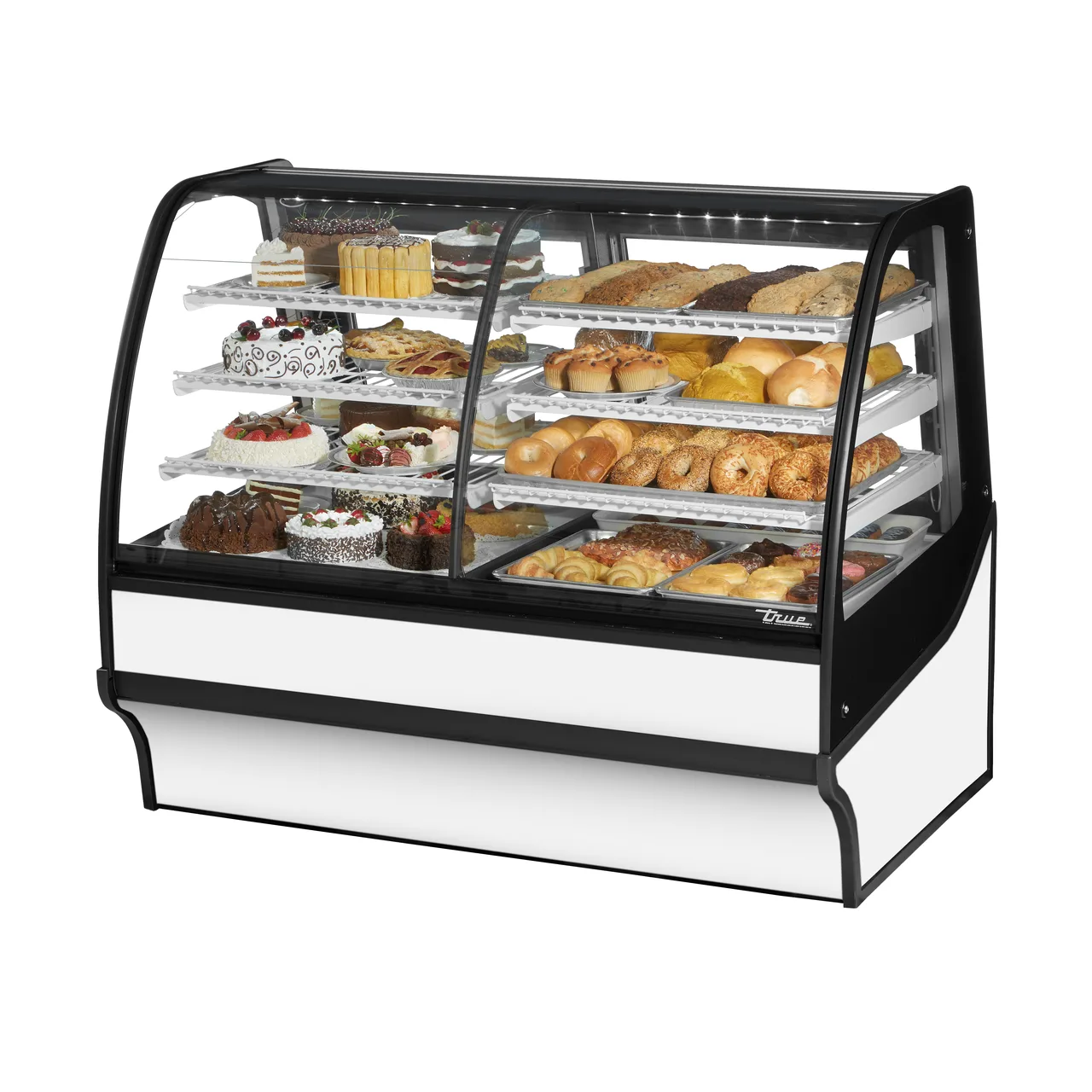 True TDM-DZ-59-GE/GE-S-W 59" Dry / Refrigerated Bakery Case, Stainless Steel