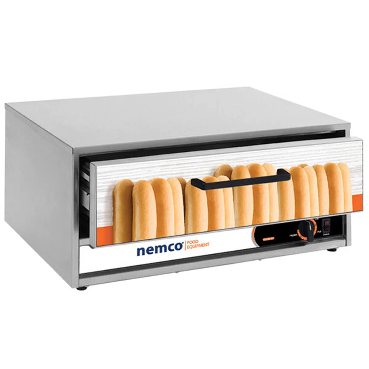 Nemco 8018-BW-230 Moist Heat Bun/Food Warmer, 18.5"W X 17.5"D, 24 Bun Capacity
