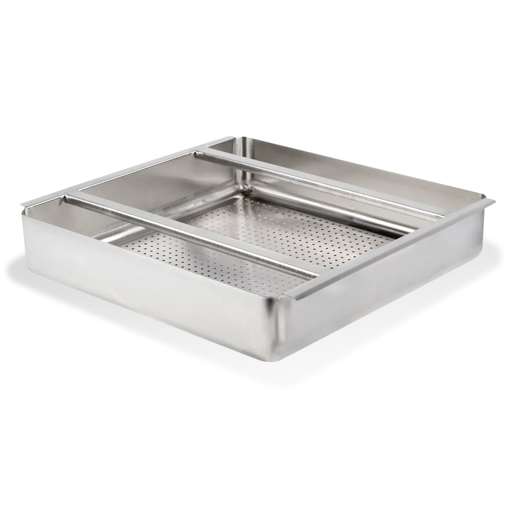 Steel Works SWPRDB-2020 Pre-Rinse Drain Basket, Perforated