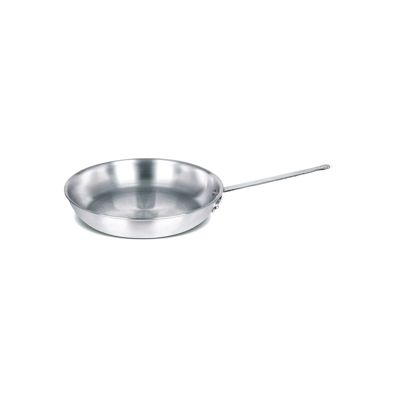 CAC China A1FP-10 Heavy Duty Aluminum Fry Pan, 10" Uncoated, Riveted Handle - No Cover