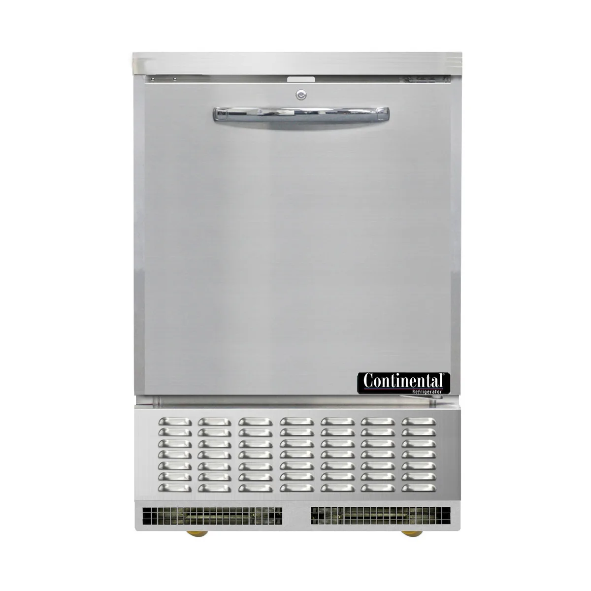 Continental Refrigerator UC24SN 24" 1-Door Undercounter Refrigerator, Front-Breathing, 4.3 cu ft