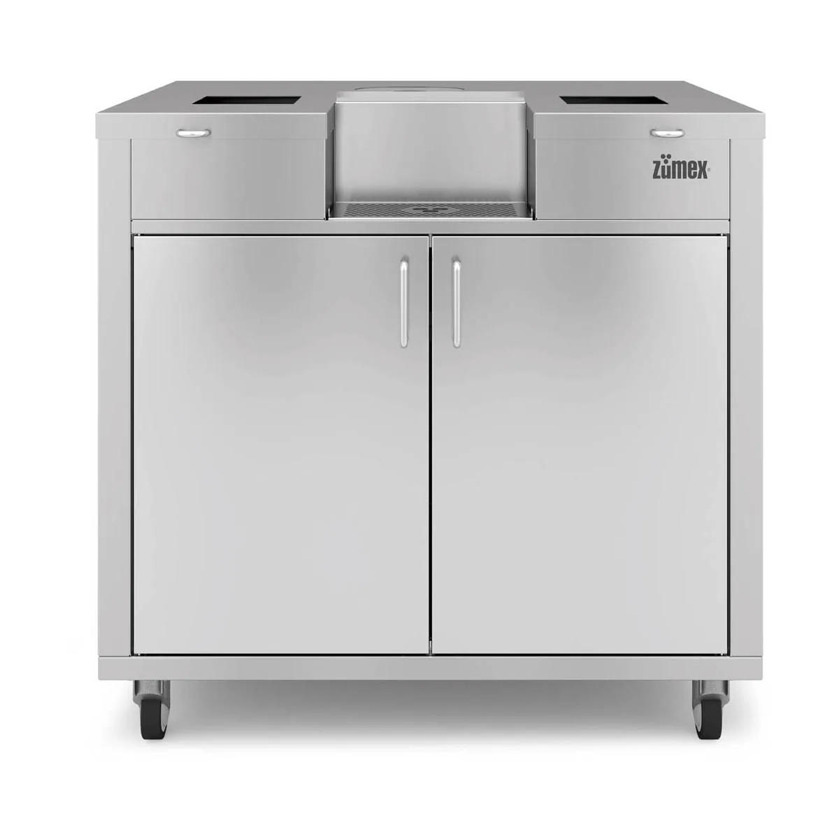 Zumex 08820 SPEED UP ALL-IN-ONE WIDE MIRROR 44 Lbs. Feeder Capacity Floor Model Speed Up All-in-One Wide Mirror Juicer