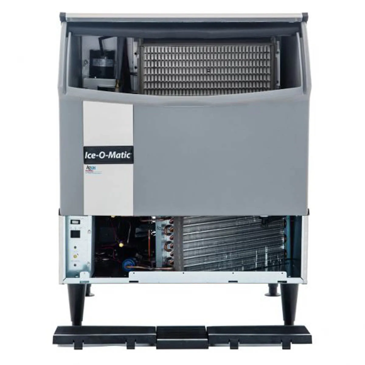Ice-O-Matic ICEU300HW Half Size Cube Undercounter Ice Maker with 97 lbs Bin, 356 lbs/Day
