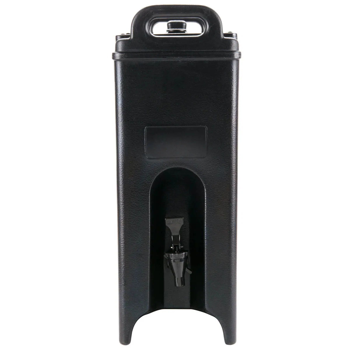 Cambro 500LCD110 Camtainer Beverage Carrier – 4‑3/4‑Gallon Insulated Black, 9"W x 16"D x 24"H, NSF