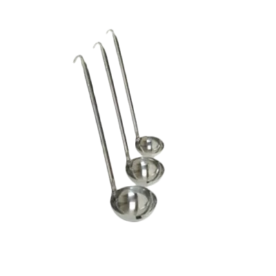 Thunder Group SLTL009 Ladle, 12 Oz. Capacity, Two-Piece Construction, Hooked Handle
