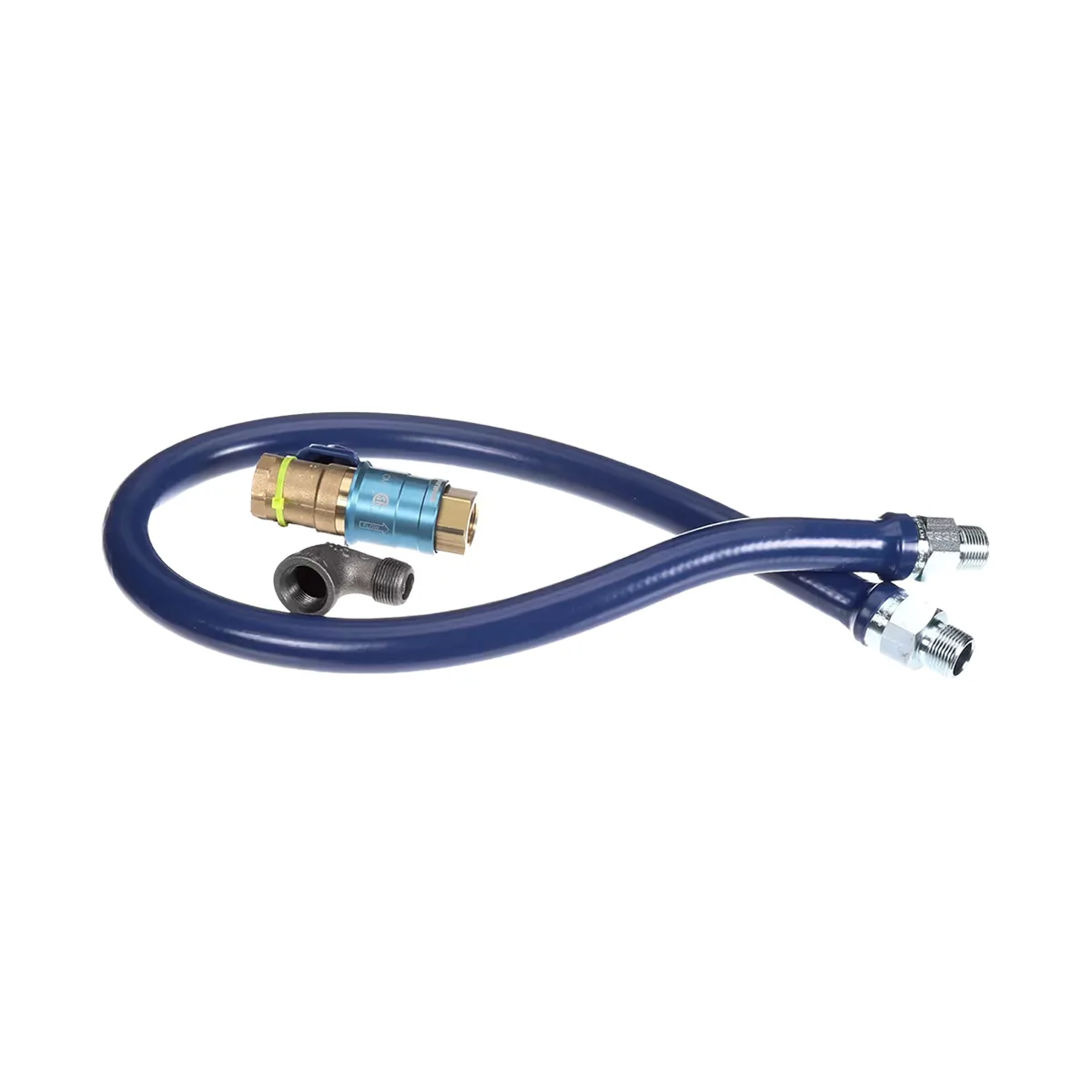 Dormont 1675BPCF48 Safety Quik 48" Gas Connector Kit w/ Elbow, 3/4" Diameter